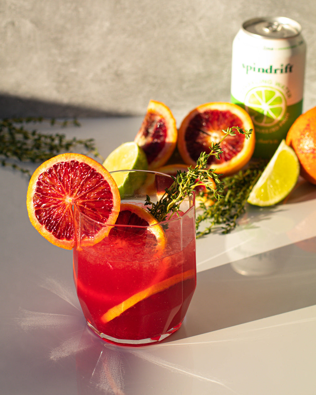 Sparkling Blood Orange & Thyme Spritz