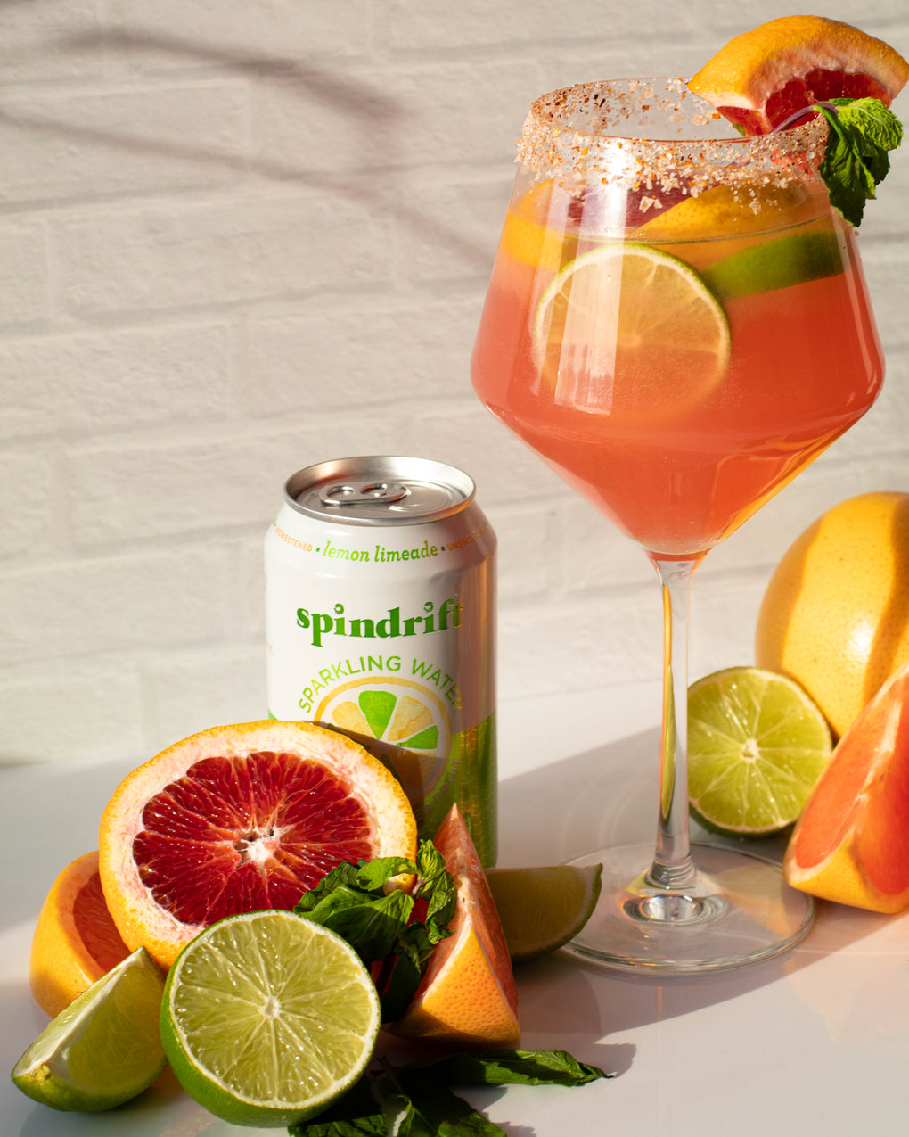 Sparkling Triple Citrus & Mint Mocktail