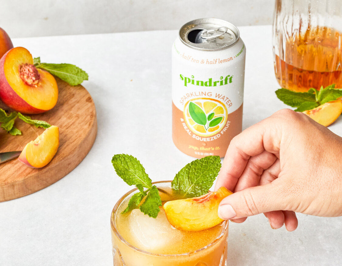Spindrift Recipe: Georgia Peach - Sweet and Juicy