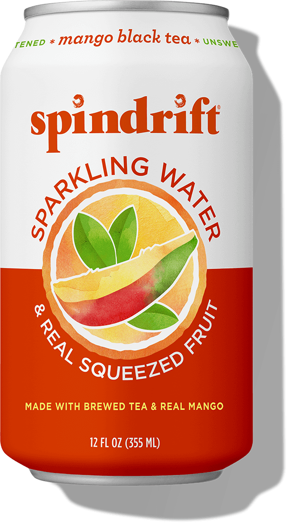 Spindrift Mango Black Tea