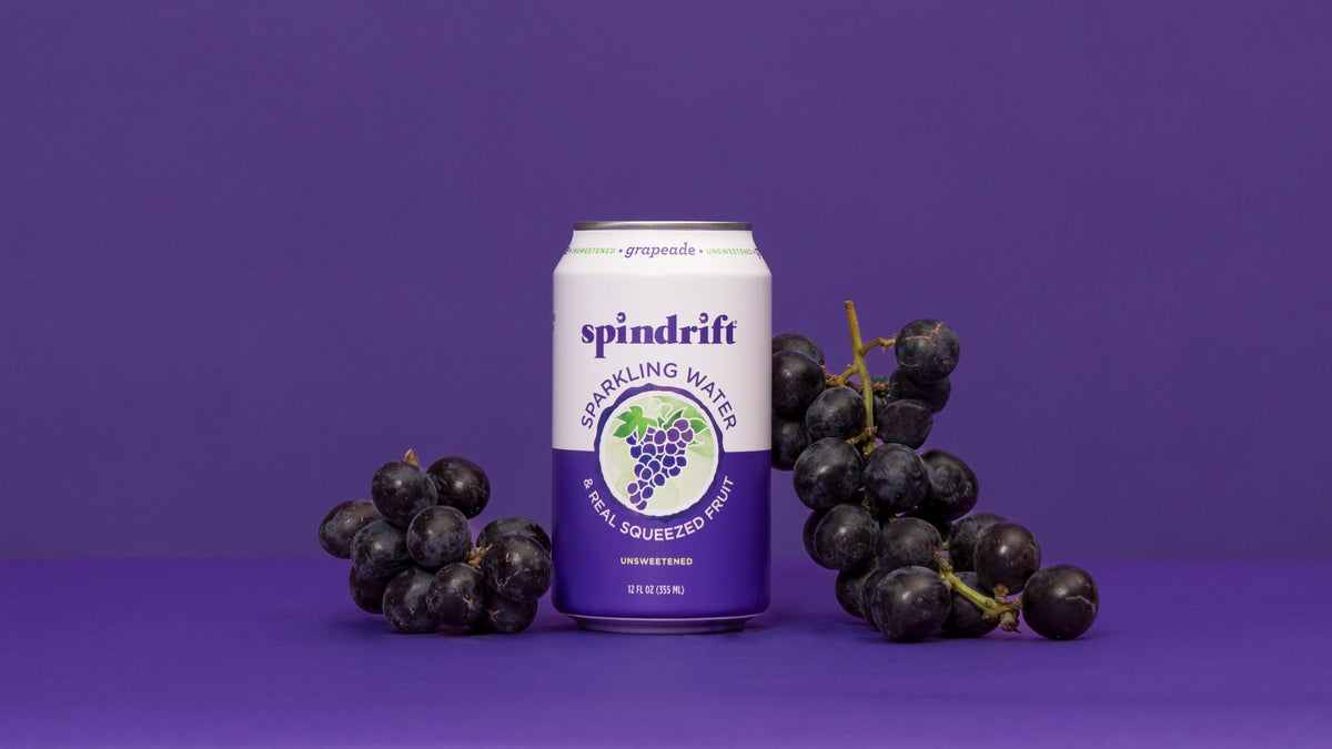 Hello, Spindrift Grapeade | Made With Real Concord Grapes
