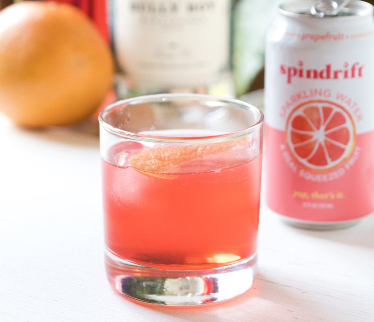 Sparkling Grapefruit Negroni Spindrift