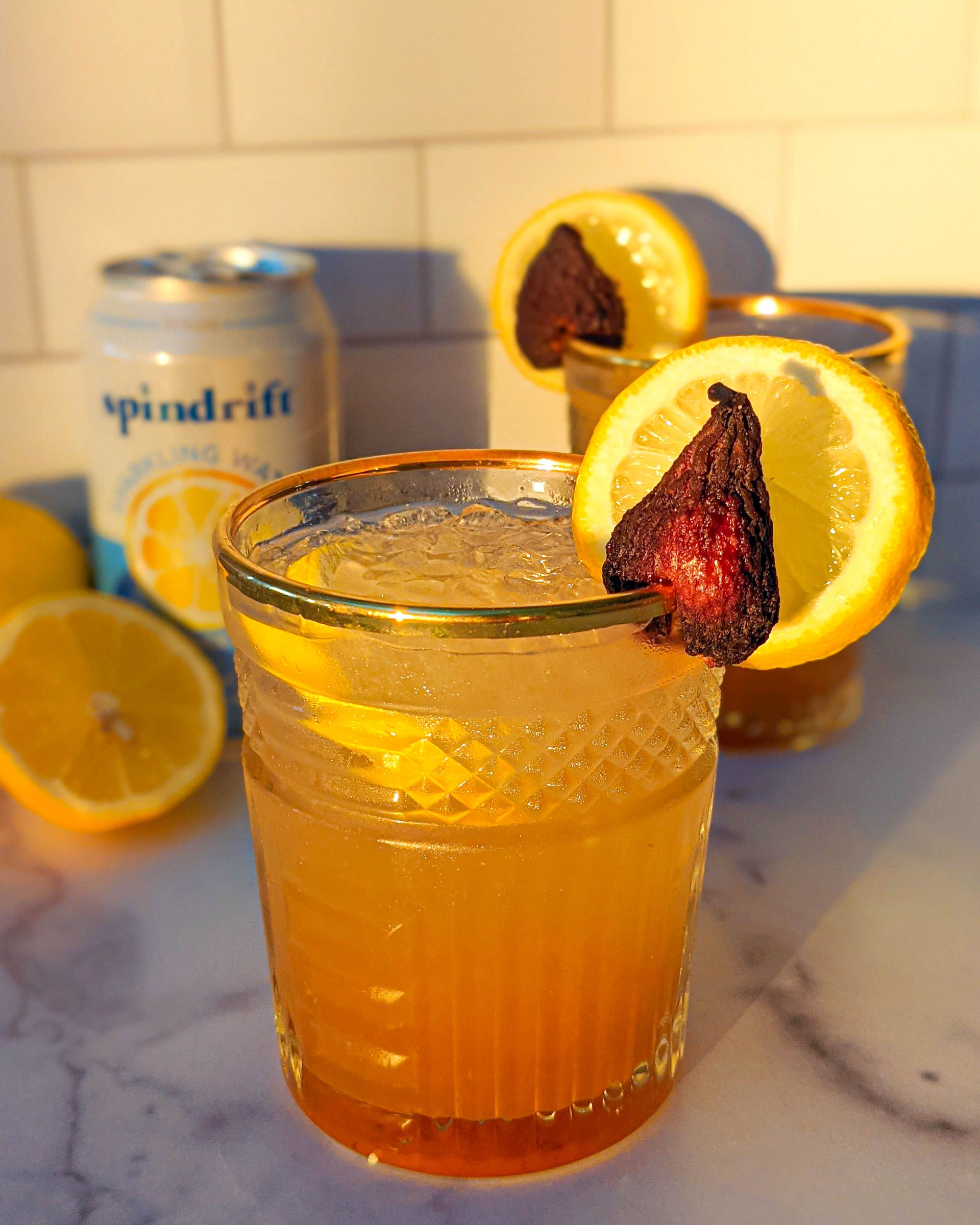 Sparkling Vanilla Fig Mocktail