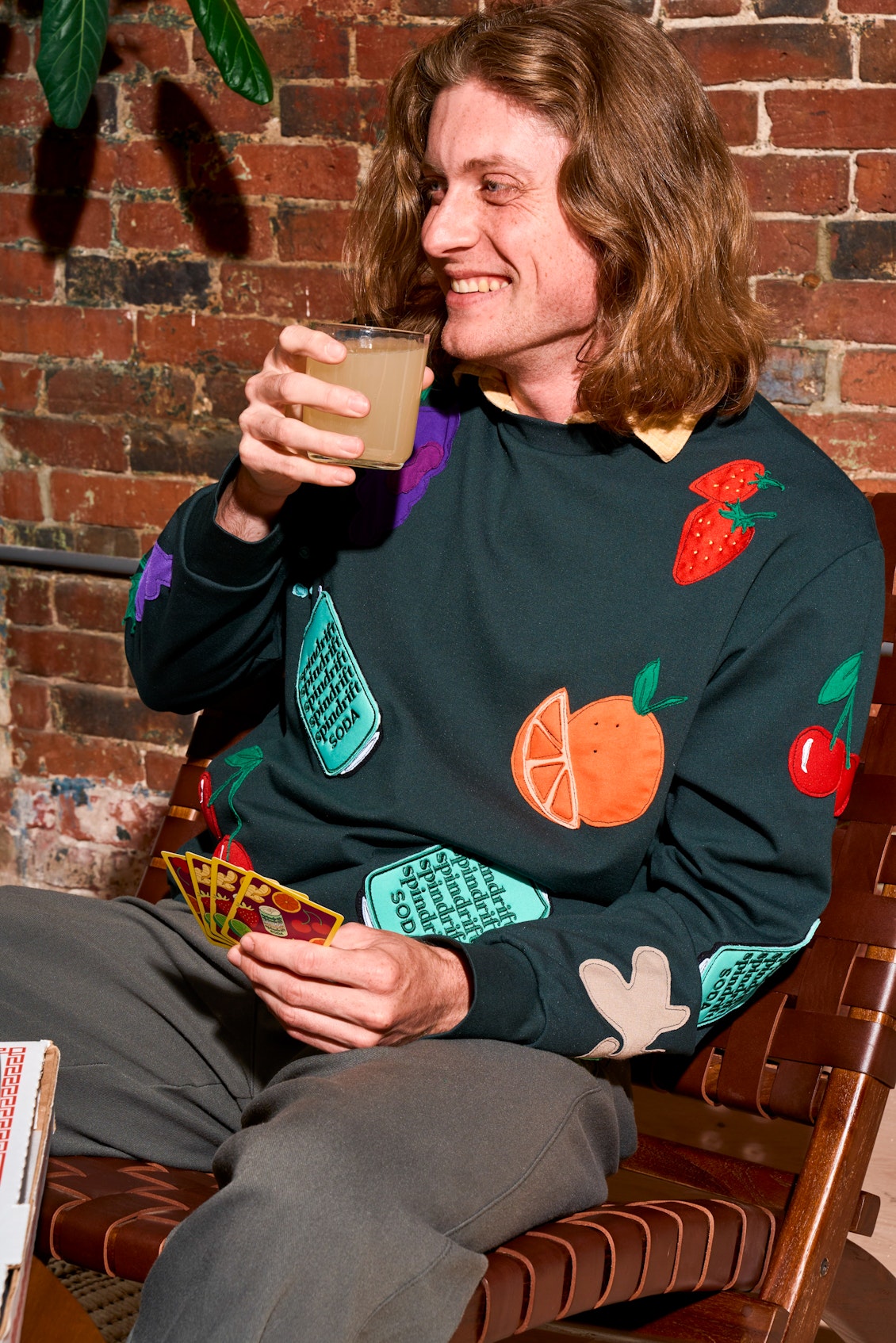 Zero Waste Daniel x Spindrift Fruit Crewneck