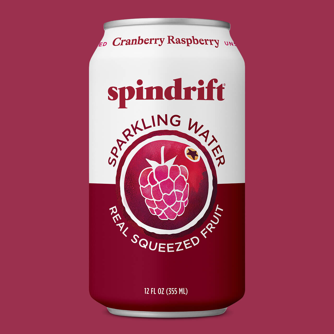 Spindrift Cranberry Raspberry Sparkling Water 24-Pack