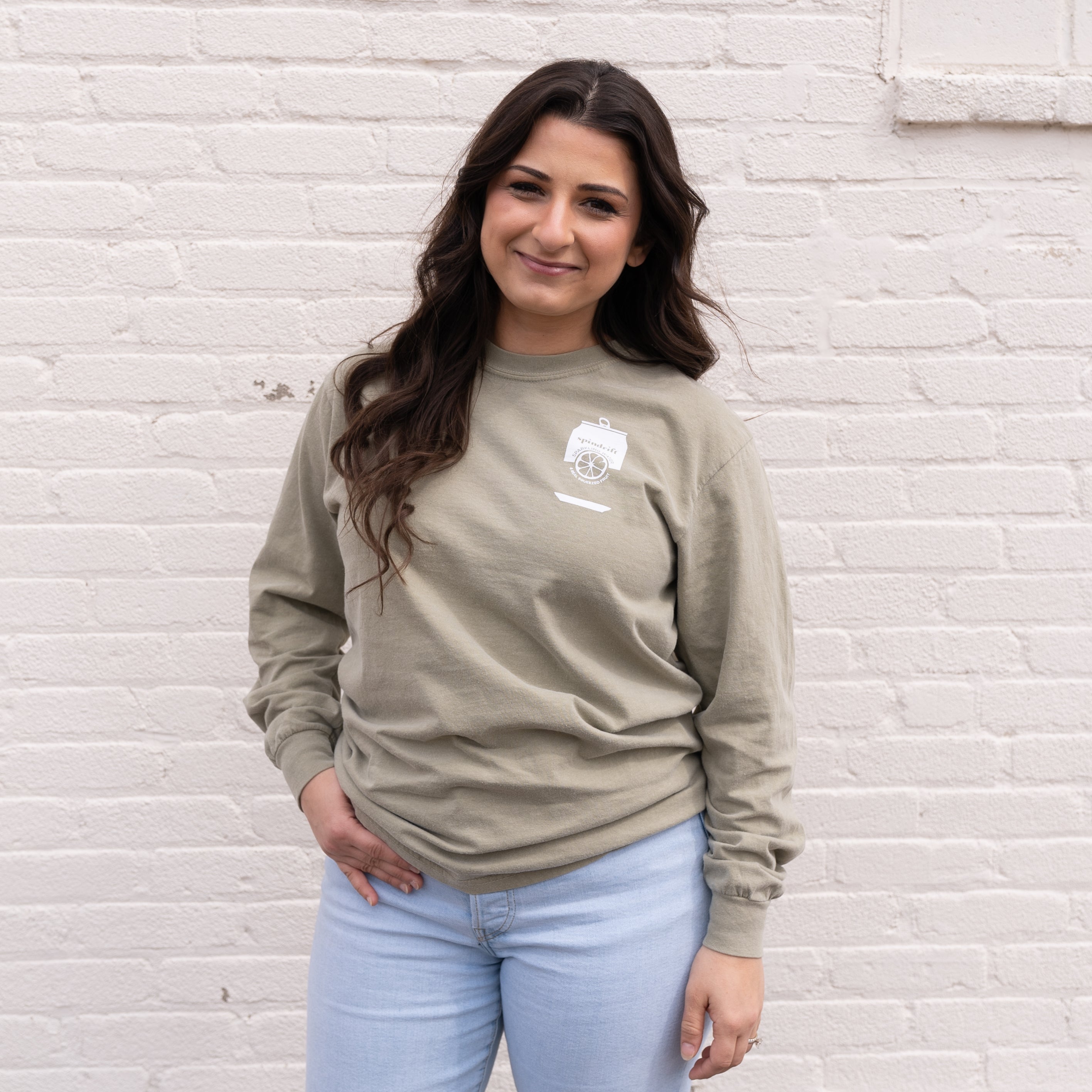 Tan Can Long-Sleeve Tee